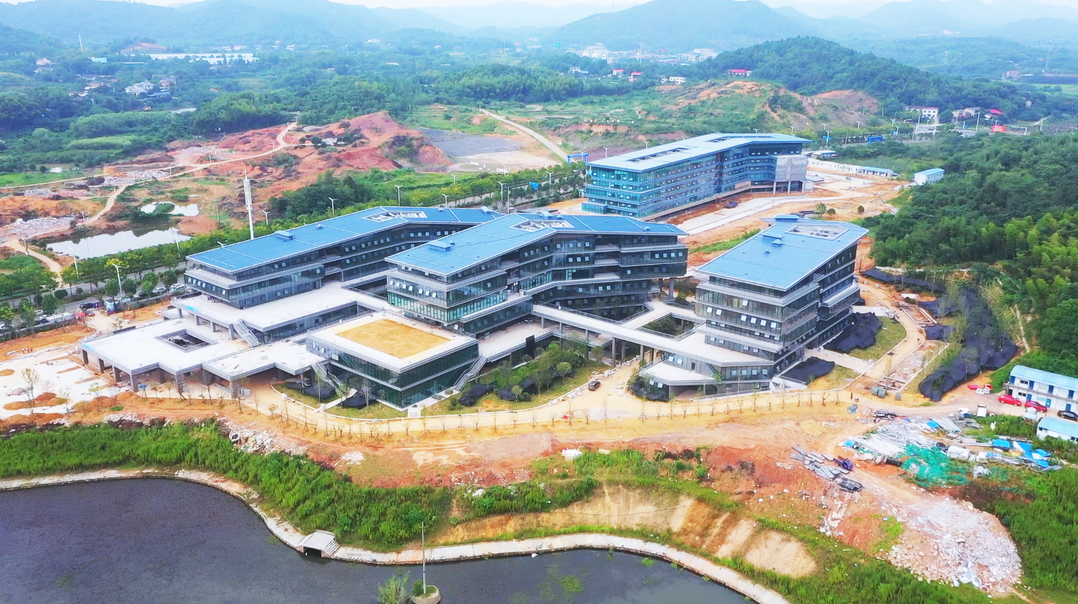 【重点项目巡礼】湖南健康产业园“三医”创新中心项目一期主体完工