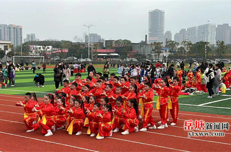 岳塘区湘机小学教育集团获湘潭市武术操比赛一等奖