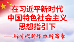 在習(xí)近平新時代中國特色社會主義思想指引下——新時代 新作為 新篇章