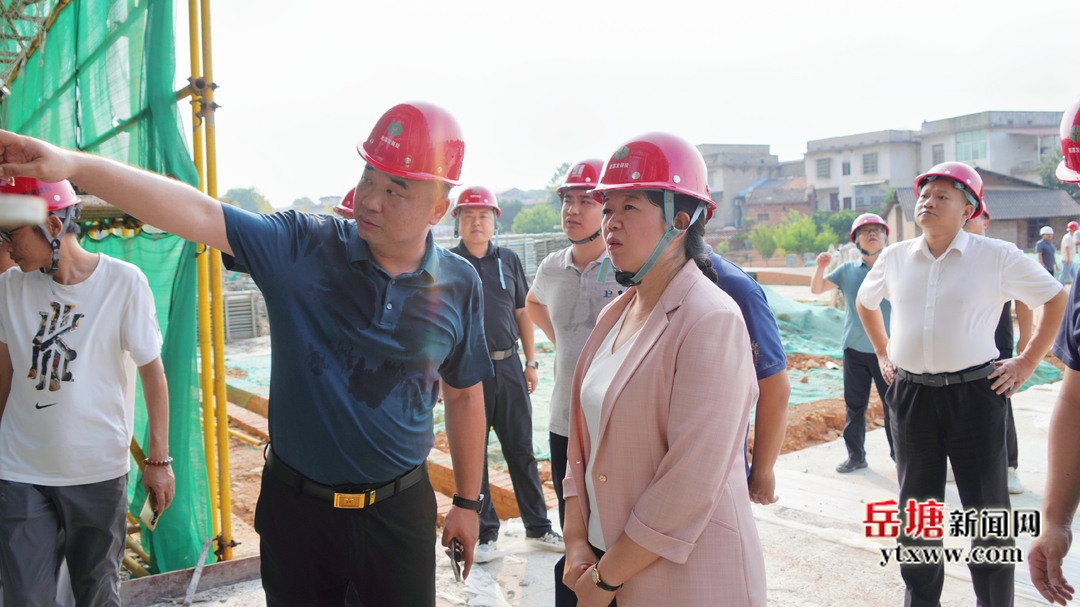 周賞玲到長株潭公路港物流園（一期）項目現(xiàn)場走訪調(diào)研