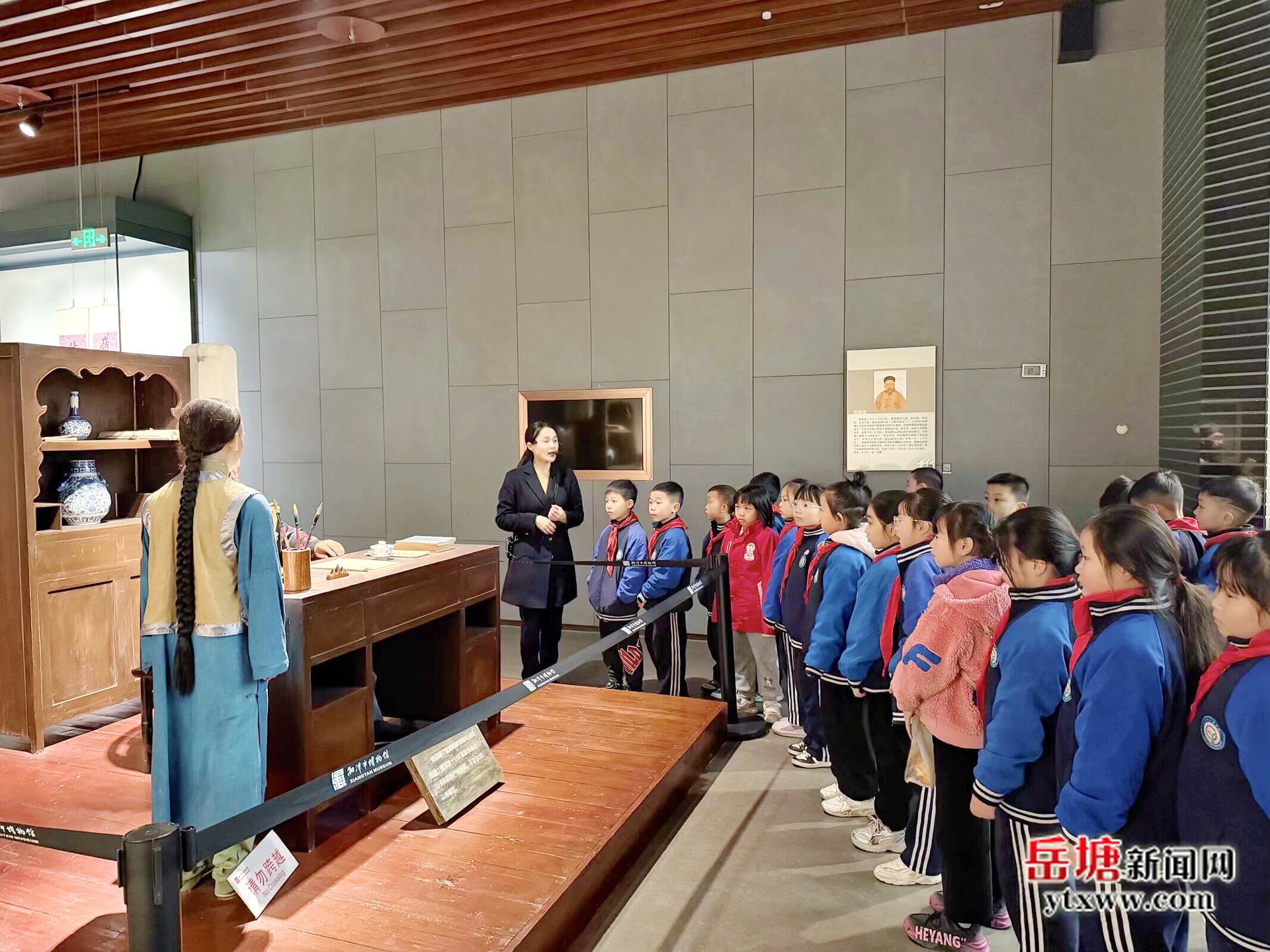 育才學校教育集團到湘潭市博物館開展紅色教育實踐活動