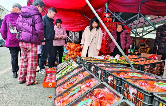 【湘潭日報】春節(jié)將至 水果走俏