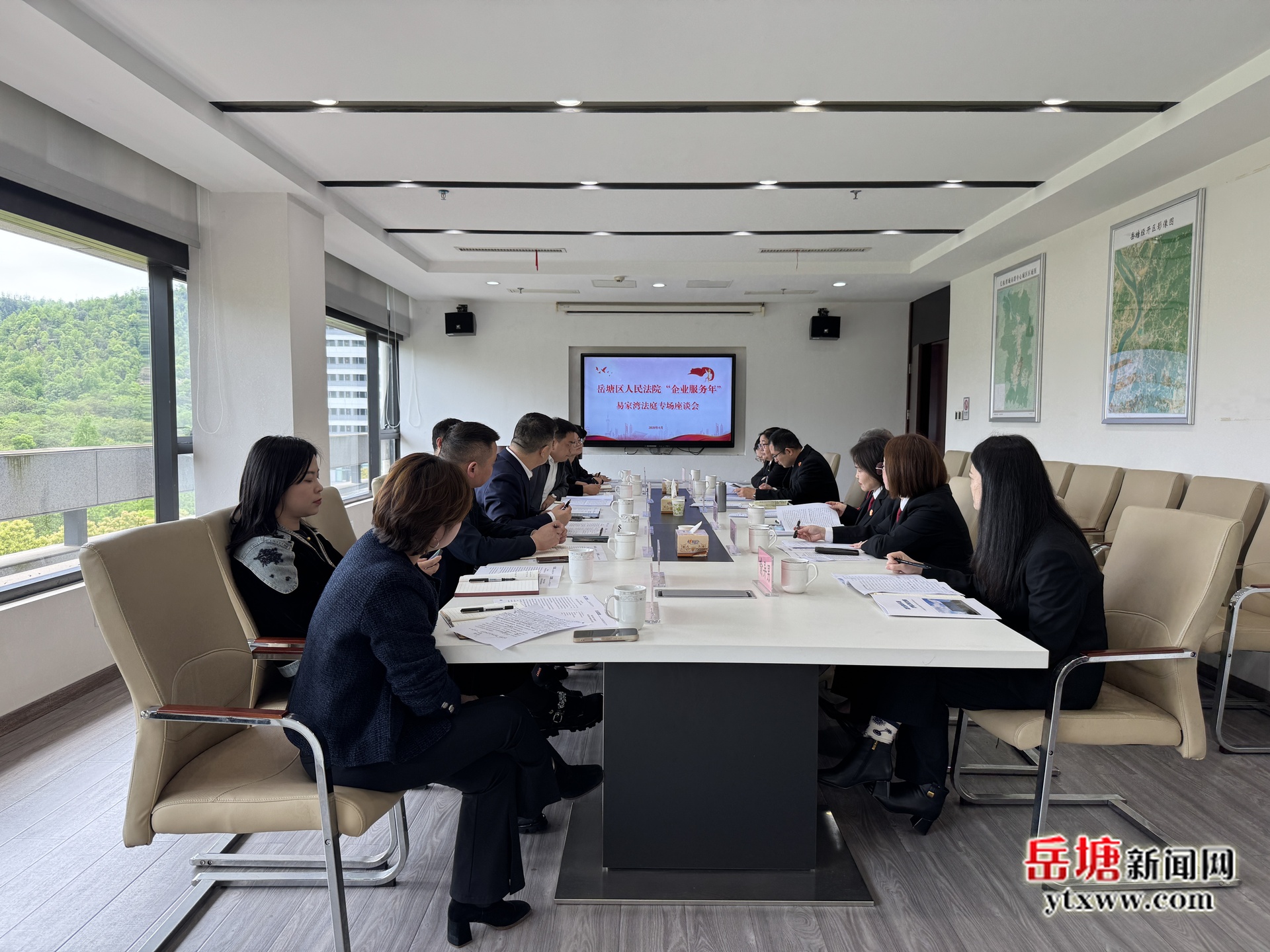 企业服务年 全力促发展丨一企一策精准滴灌 岳塘区法院易家湾法庭为企业送上“法治体检”