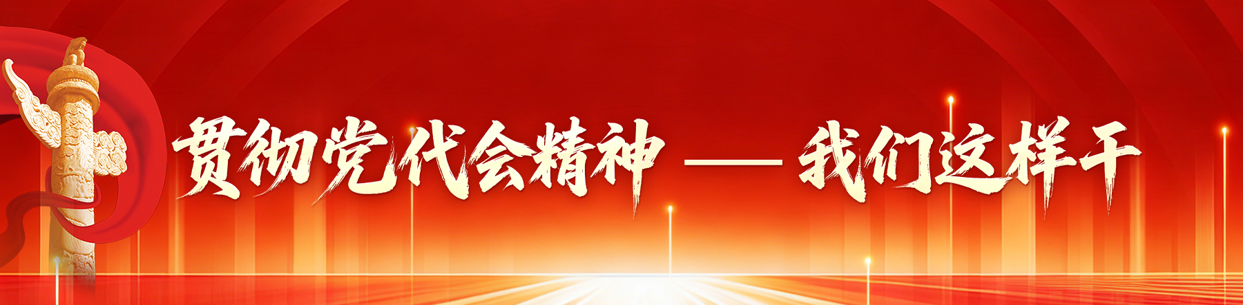 贯彻党代会精神——我们这样干