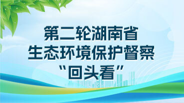 第二轮湖南省生态环境保护督察“回头看”