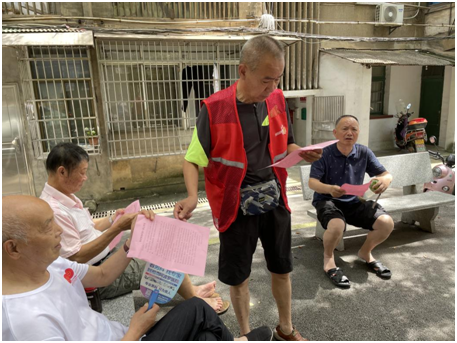 安樂社區(qū)老黨員發(fā)揮余熱顯擔當