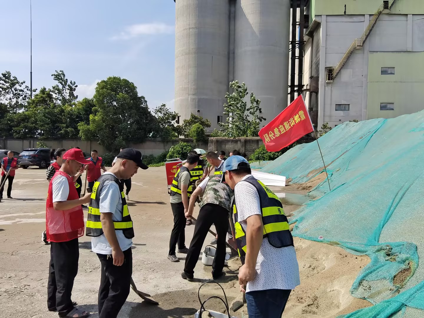 霞城街道開展防汛應(yīng)急演練