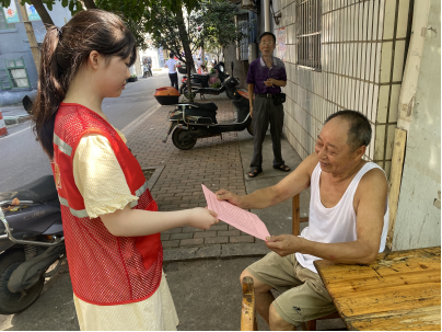 下摄司街道开展“移风易俗 文明祭扫”宣传活动