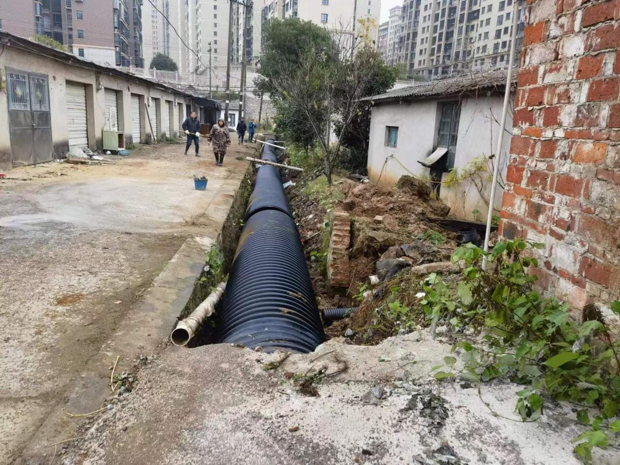 黨建引領(lǐng)  霞城村水渠修繕解民憂