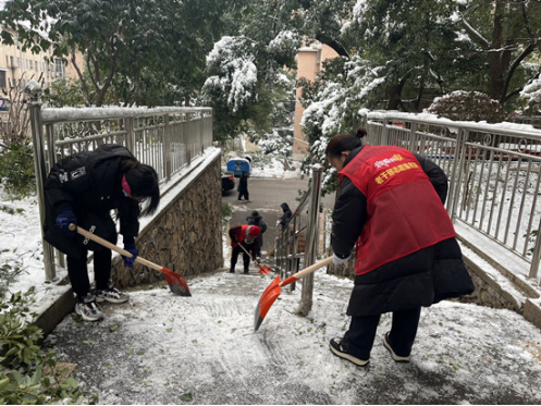 區(qū)委編辦：掃雪除冰保平安 入戶走訪暖人心