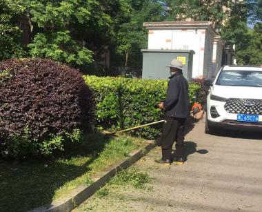 運河社區(qū)開展環(huán)境整治行動 筑牢夏日健康防線
