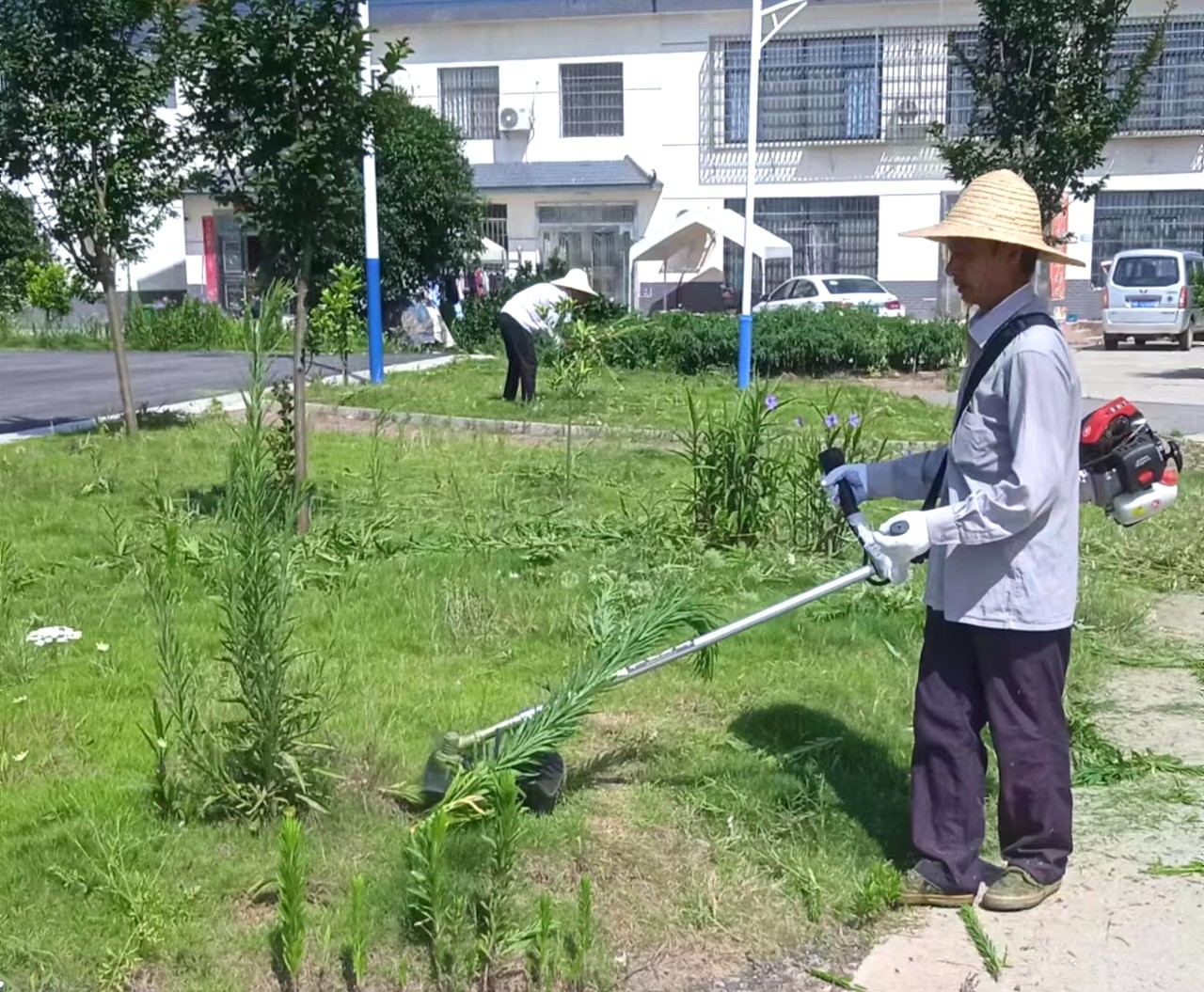 云和村：清雜草、拾垃圾  人居環(huán)境整治“凈”行時(shí)