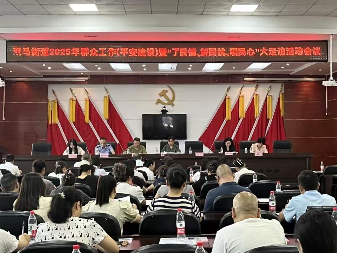 雙馬街道2025年群眾工作（平安建設(shè)）暨“了民情、解民憂(yōu)、暖民心”大走訪(fǎng)活動(dòng)會(huì)議召開(kāi)