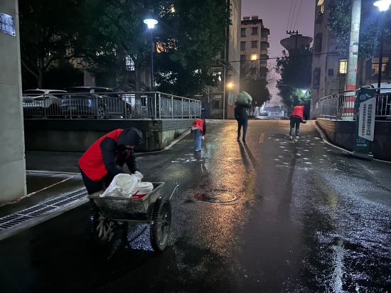 金耐社區(qū)：鹽融寒冰暖民心 “兩管”守護(hù)出行安