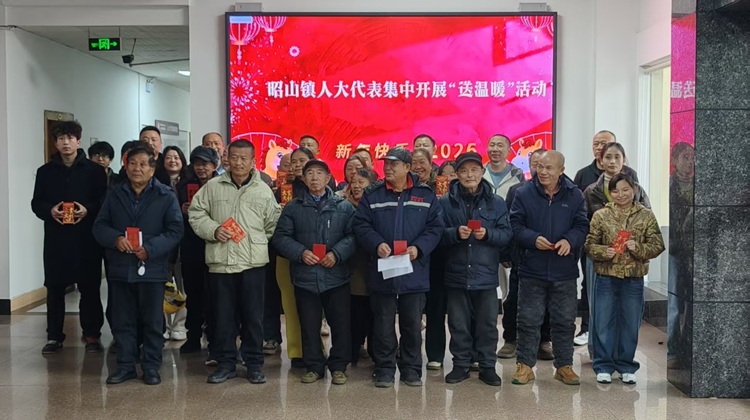 昭山鎮(zhèn)人大組織開展“送溫暖”集中慰問活動