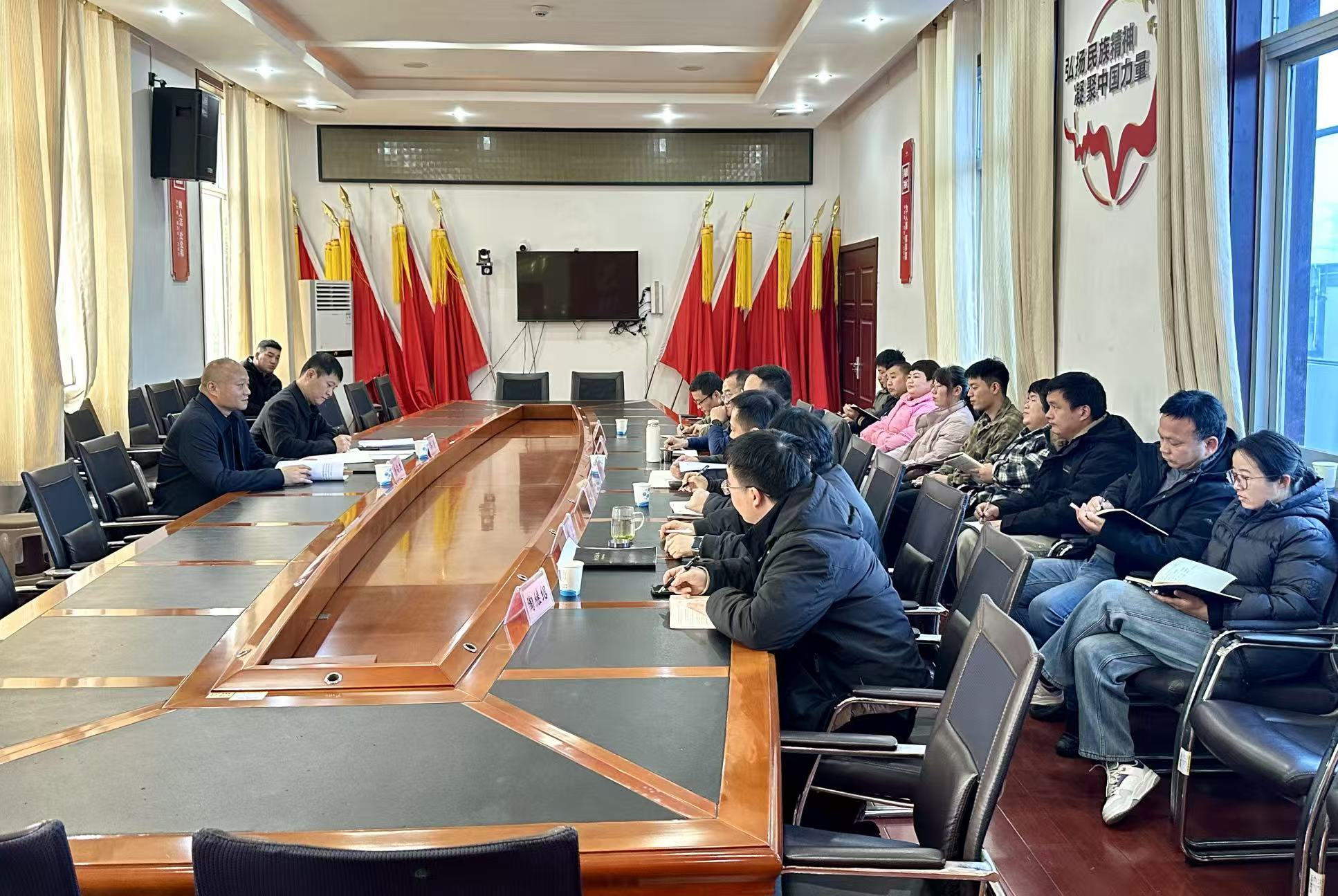 区领导到双马街道宣讲党的二十届四中全会精神