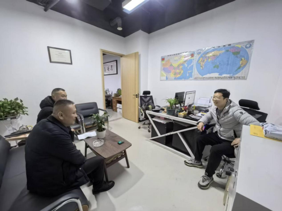 云盘社区：新春走访企业 助力高质量发展