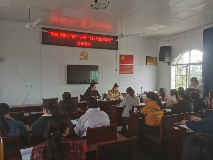 昭山鎮(zhèn)蒿塘村開展“婦女權(quán)益保障法”宣傳活動(dòng) 筑牢法治護(hù)航“半邊天”