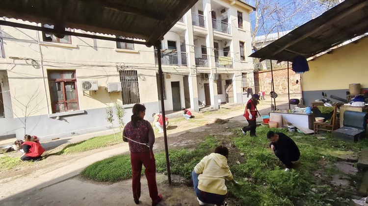 昭山鎮(zhèn)大塘社區(qū)開展“美化環(huán)境·共建和諧”志愿服務(wù)活動