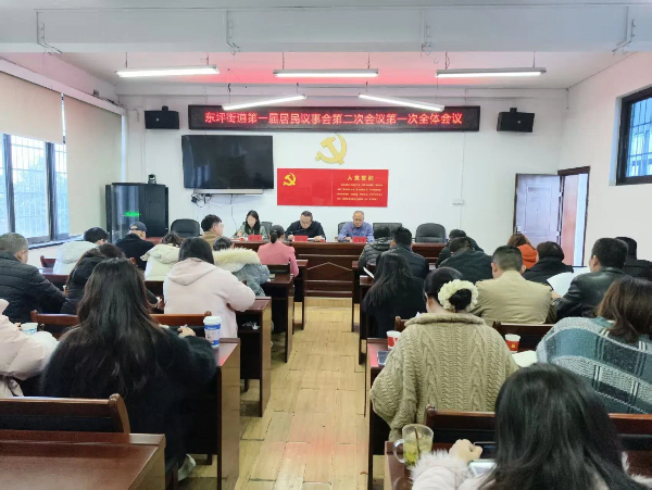 东坪街道召开第一届居民议事会第二次会议