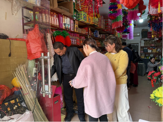 安樂社區(qū)：文明祭掃寄哀思 安全排查護平安