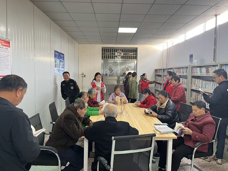 紅旗村開(kāi)展“書(shū)香昭山·悅讀春光”全民閱讀活動(dòng)