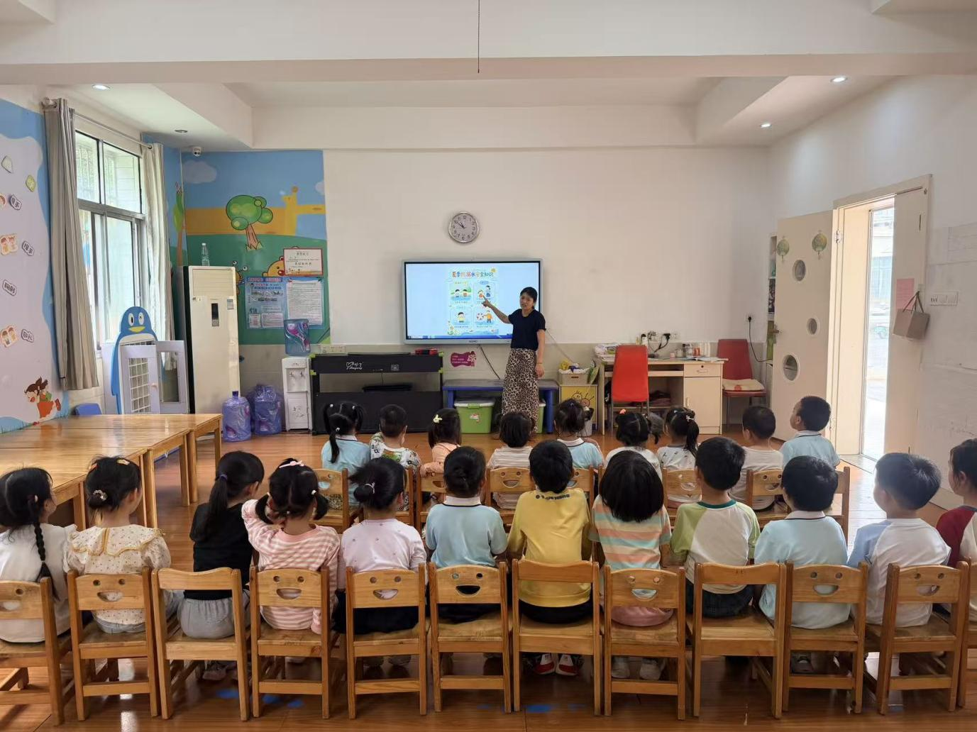 筑牢“安全网” 牡丹社区联合辖区幼儿园开展防溺水安全教育活动