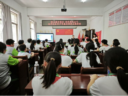 运河社区开展青少年廉洁课堂