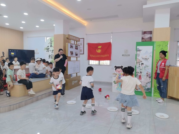 “童”聚书院 向阳而生 书院路街道开展幼儿园专场端午趣味主题活动