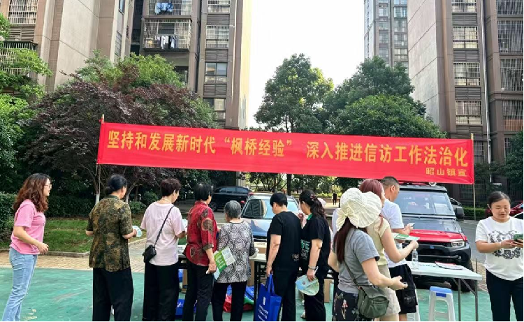 昭山镇集中开展信访法治宣传活动