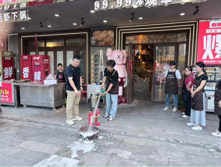 学卫社区：“四步闭环”工作法 筑牢消防安全“防火墙”