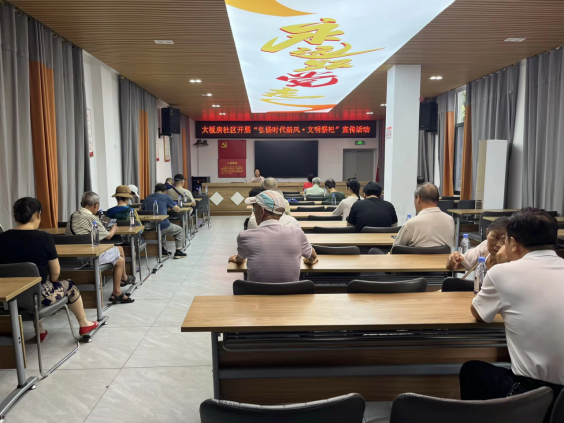 大板房社区开展中元节文明祭祀宣传活动